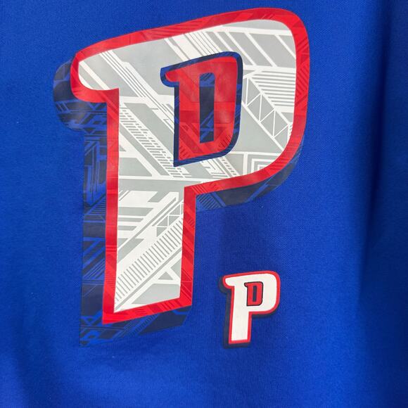 Adidas‎ Detroit Pistons Kids Pullover Hoodie Sweatshirt XL/18 - Picture 3 of 4